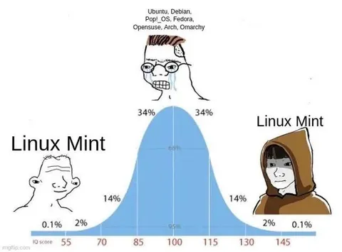 Linux Mint Intelligence Bell Curve