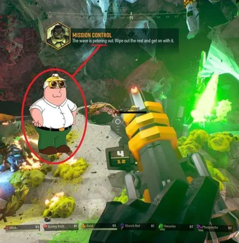 Peter Griffin Mission Control