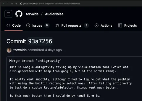 Google Antigravity Commit