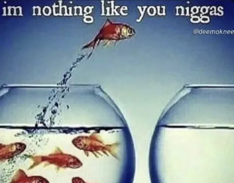 Fish Escaping the Crowd