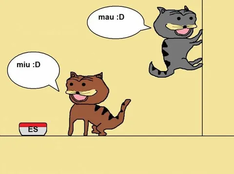 Коты говорят на своём языке