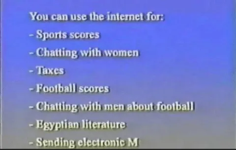 You Can Use the Internet For