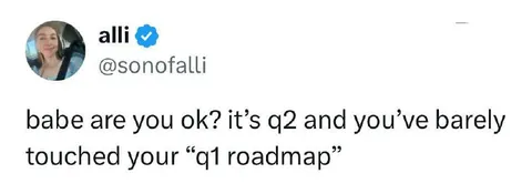 Barely Touched the Roadmap