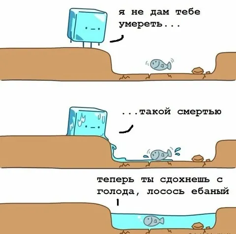 Лосось ебаный и голодная смерть