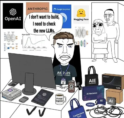 AI Conference Attendee Checks LLMs