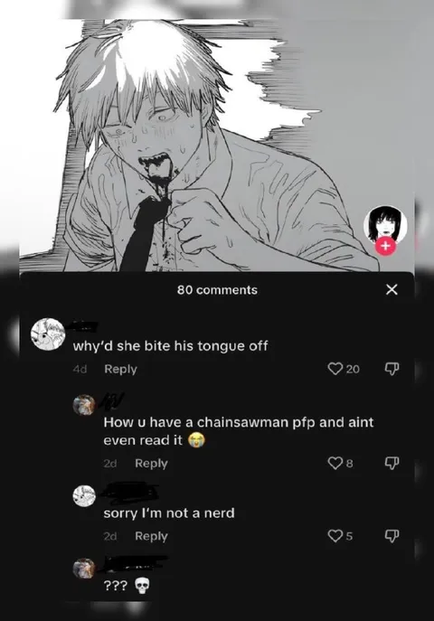 Chainsaw Man Profile Picture Argument