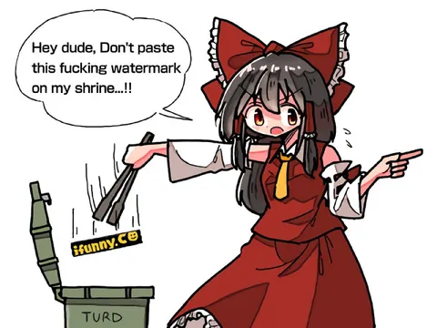 Reimu Protects Her Shrine