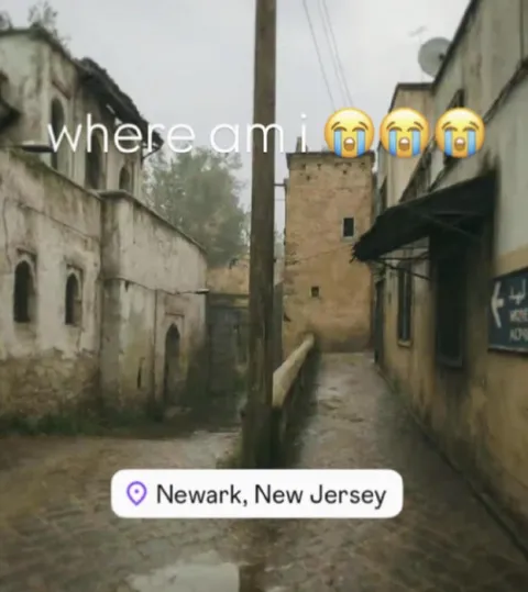 Lost in Newark, New Jersey