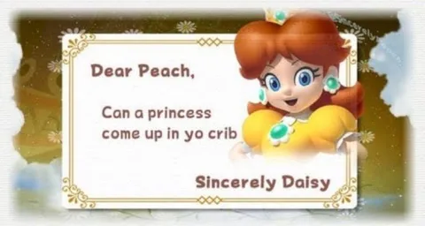 Daisy Asks Peach to Come Over