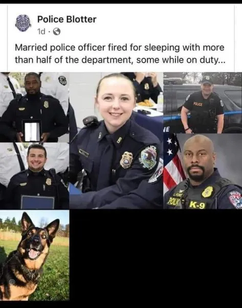 Police Department Sleeping Scandal