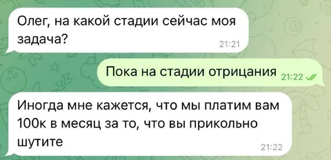 Стадия отрицания задачи