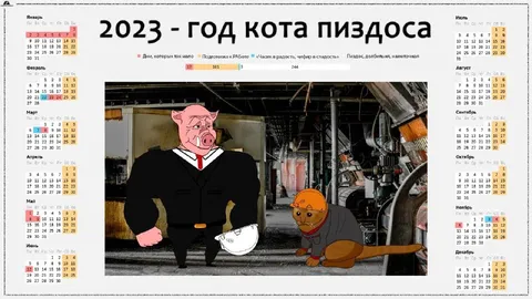 2023 — год кота пиздоса