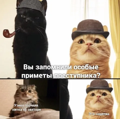 Нитка на свитере — это зацепка