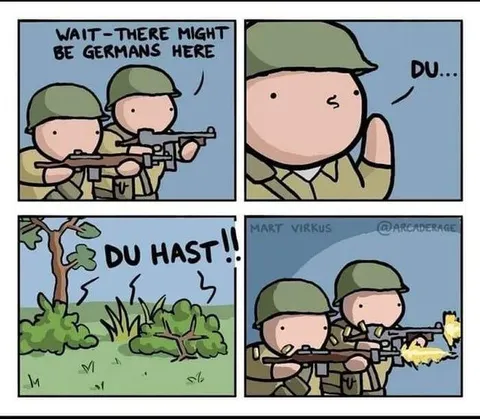 There Might Be Germans Here