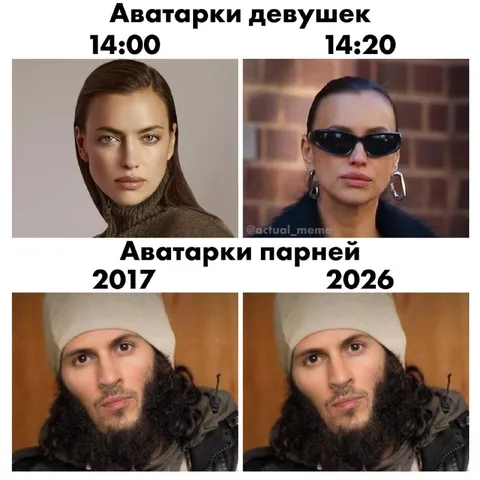 Аватарки девушек и парней