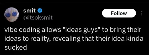 Vibe Coding Reveals Bad Ideas