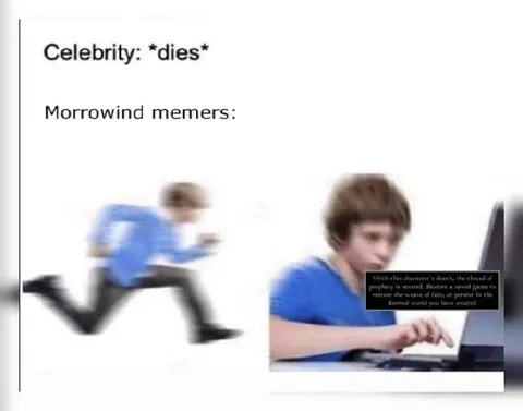 Morrowind Memers When Someone Dies