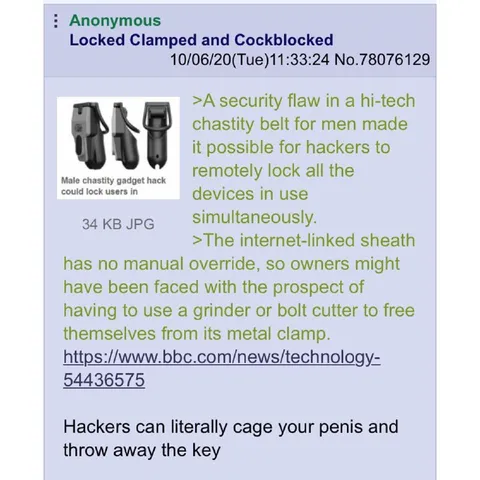 Hackers Cage Your Penis