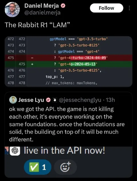 Live in the API now