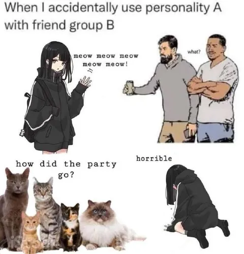Accidentally Using the Wrong Personality