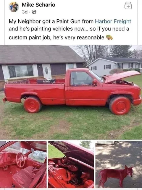 Neighbor's Custom Paint Job