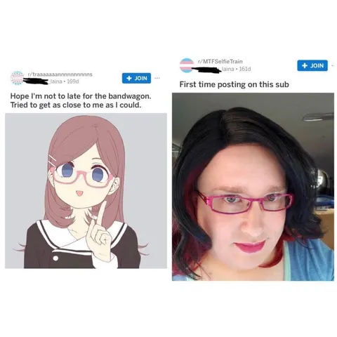 Anime Girl Bandwagon Comparison