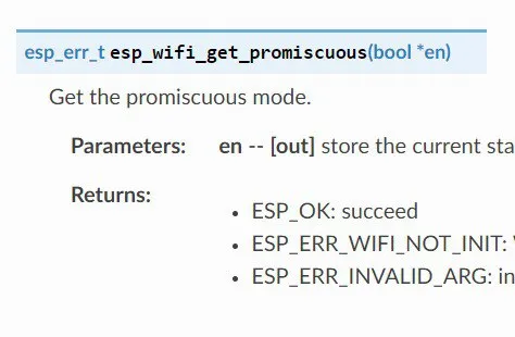 Promiscuous WiFi Mode Documentation