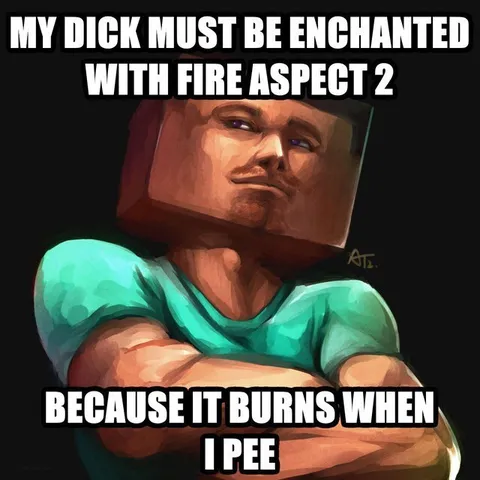 Fire Aspect Pee Burns