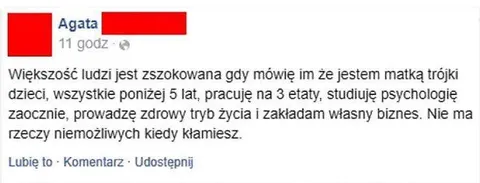 Nie ma rzeczy niemożliwych kiedy kłamiesz
