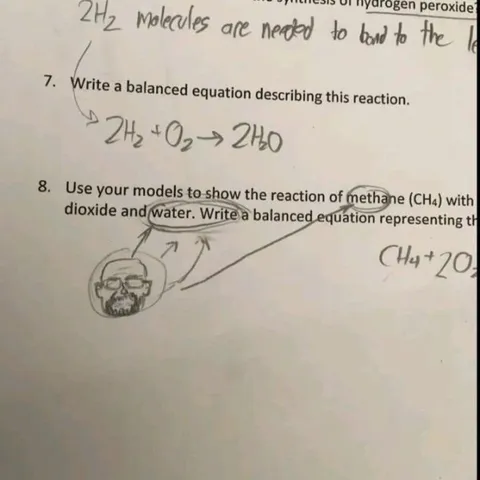 Walter White Does Chemistry Homework
