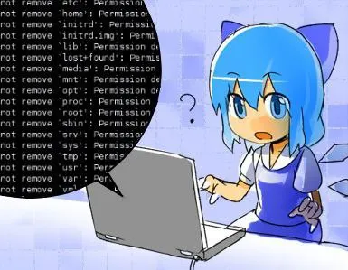 Permission Denied Anime Girl