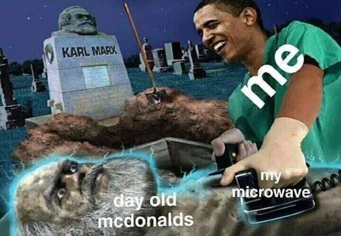 My Microwave Day-Old McDonald's