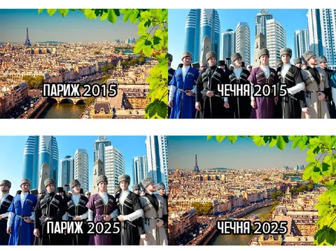 Париж и Чечня поменялись местами