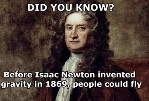 Newton Gravity Misinformation