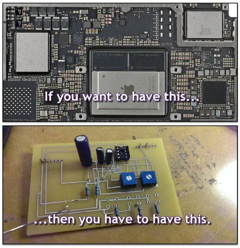 High-End Chip, Homemade Circuit