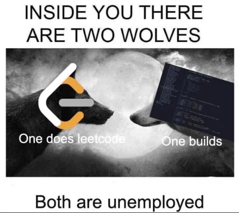Two Unemployed Coding Wolves
