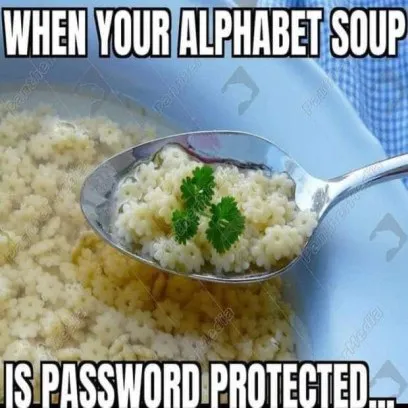 Password Protected Alphabet Soup