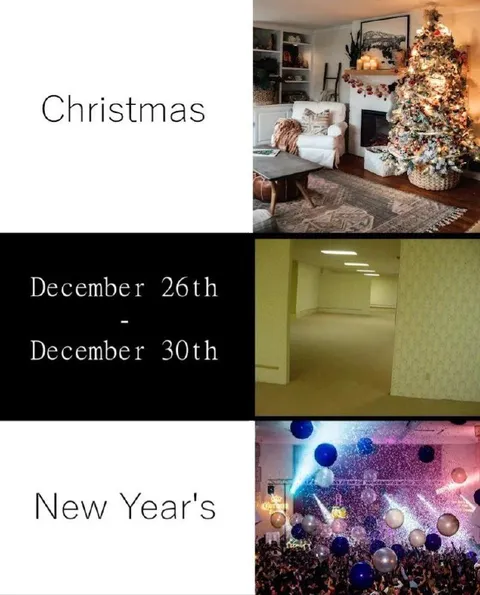 Christmas, Empty House, New Year's
