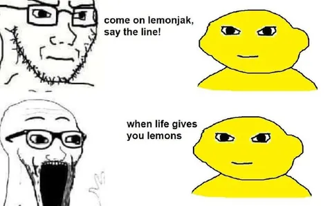 Wojak Says the Line