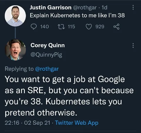 Kubernetes Makes You Look Younger