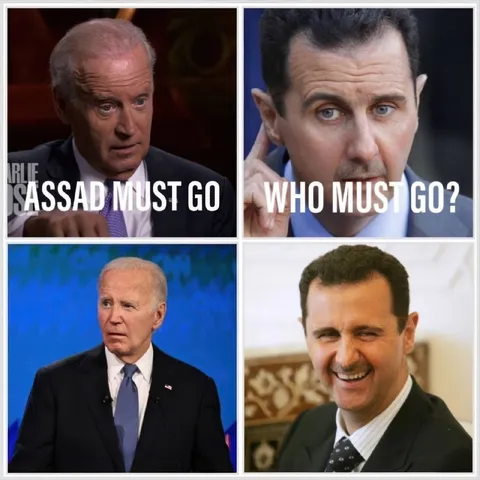 Who Must Go? Assad Meme