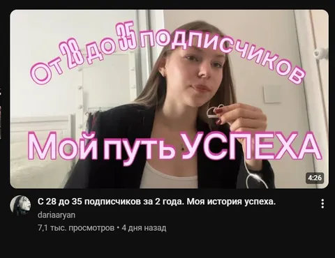 С 28 до 35 подписчиков за два года