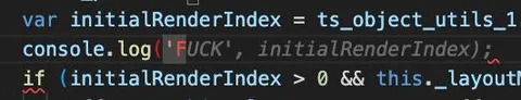 When Initial Render Index Fails