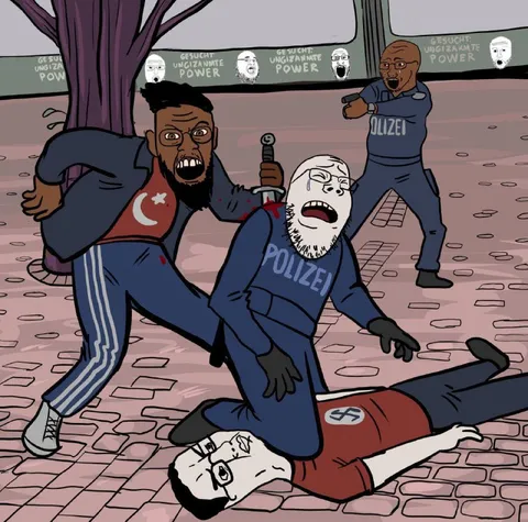 Ungezähmte Power gegen die Polizei