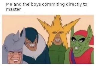 Me and the Boys Reporting to the Master