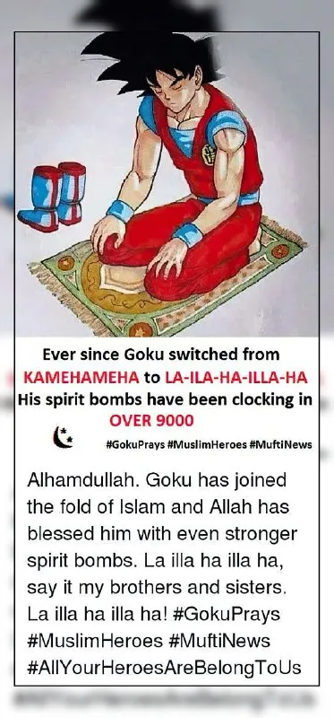 Goku Converts to Islam