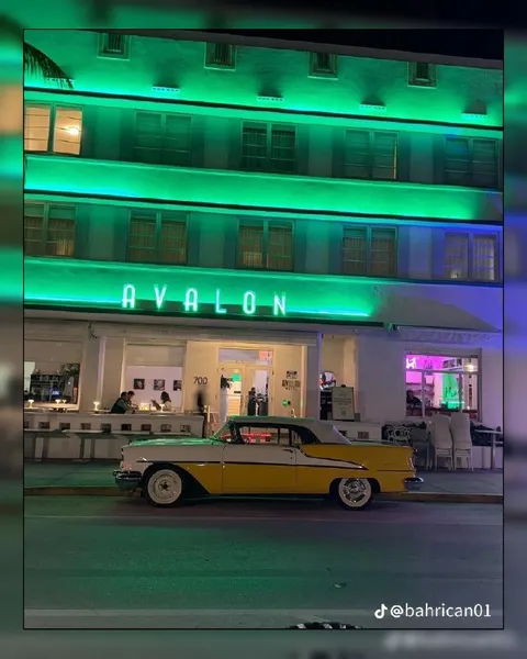 Vintage Car Outside Avalon