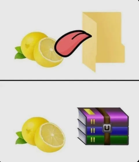 Лимоны и архив WinRAR