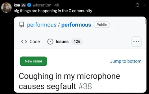 Coughing Causes Segfault