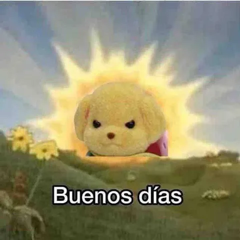 Buenos días con perrito